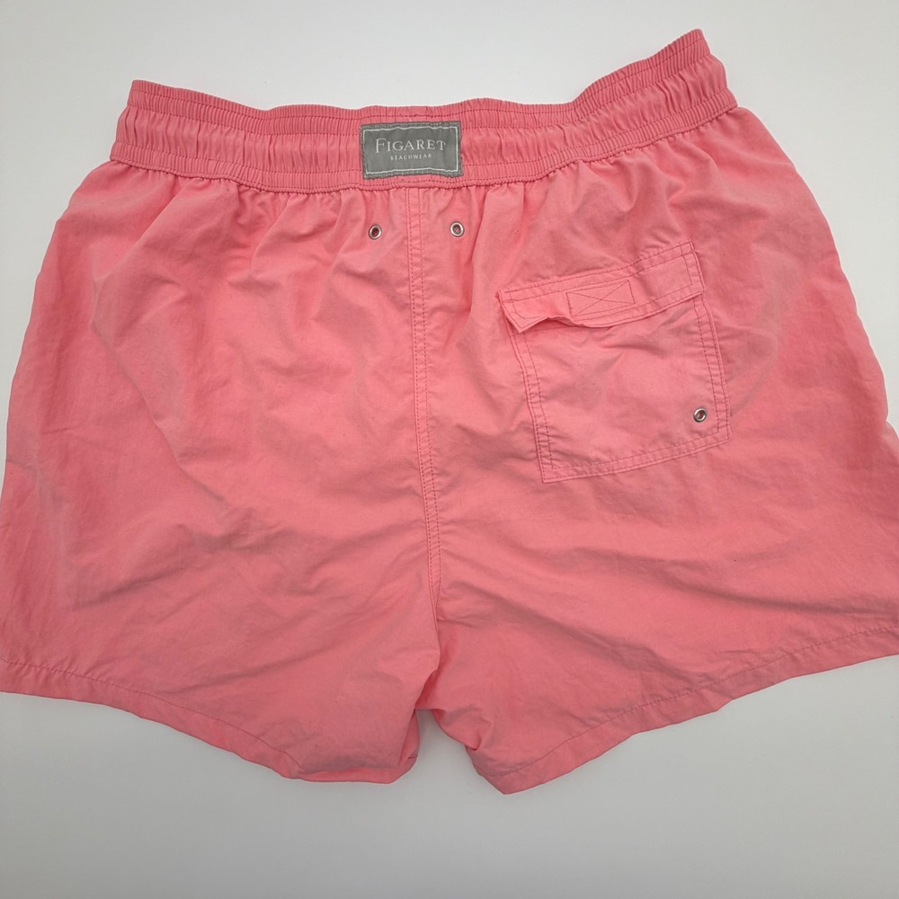 Figaret Beachwear‎ Mens Pink Swim Trunks Mesh Lined Shorts XXL
